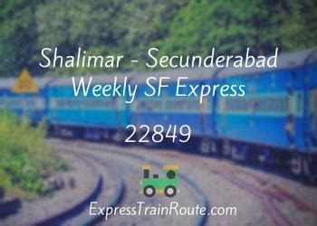 shalimar express live status.